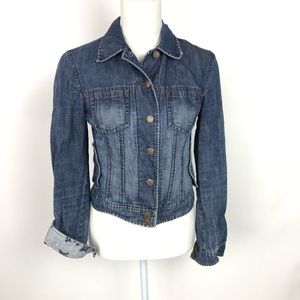 linen jean jacket womens